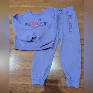 Space Mountain Disney Store ILY Girls Outfit - Sz M 7/8